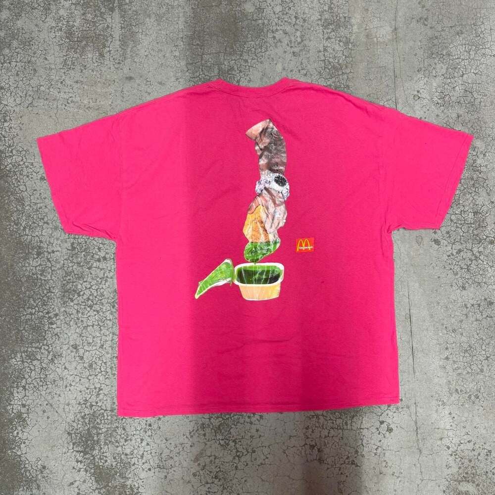 Cactus Jack Travis Scott x McDonald's Sauce Graphic T-Shirt Pink